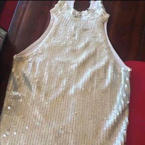 White House Black Market Tops - Sequined high neck blouse size xs White House Black Market Tops - Sequined high neck blouse size xs